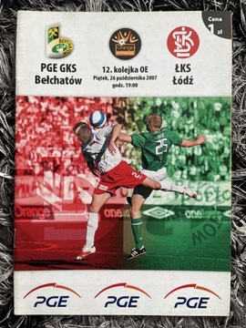 Program meczowy GKS Bełchatów - ŁKS Łódź
