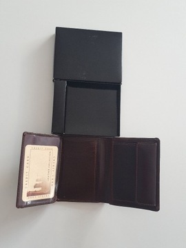 Skurzany portfel - nowy