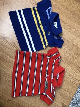 Dwie koszulki polo Lacoste 80