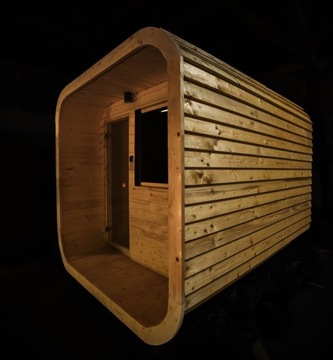 Sauna ogrodowa 300cm OKNO CUBE