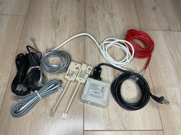 Kable internetowe telefoniczne ethernet rj45 zestaw mix komplet