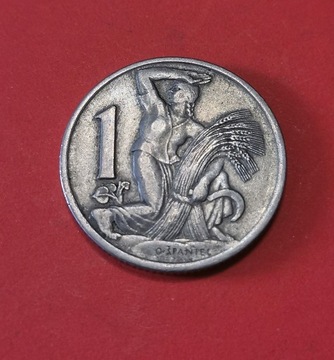 Moneta 1 korona 1922, Czechosłowacja