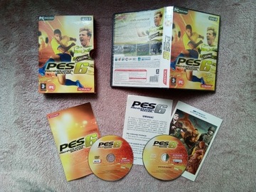 Gra PC PES 6 Pro Evolution Soccer PL BOX + Dodatek