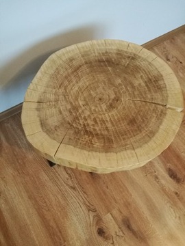 Stolik kawowy plaster lite drewno