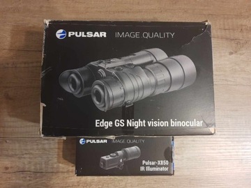 Pulsar Edge GS Night + Pulsar X850 IR Noktowizja