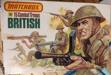 BRITISH COMBAT TROOPS Matachbox 1/32