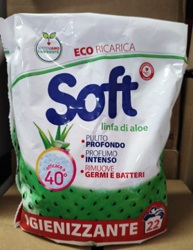 Soft Linfa di Aloe perfumowany proszek 1100 g 22 pr.