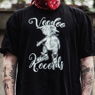 T-Shirt Undeadground/Voodoo, Hardcore Rap, Logo