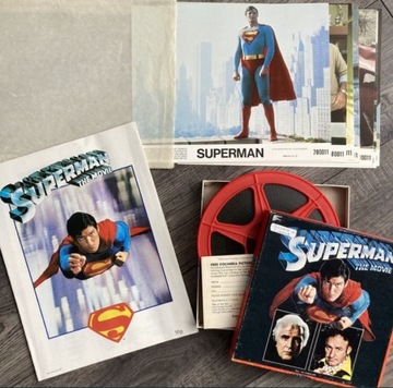 Superman - pakiet promocyjny + taśma filmowa 8mm