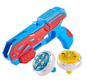 Gyro Gun Blue pistolet i 2 świecące spinnery