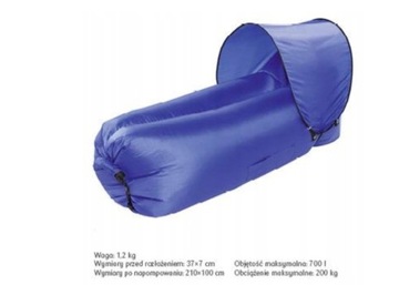 LAYBAG dmuchana sofa z daszkiem