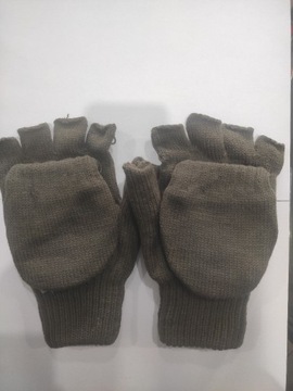 Rękawiczki zimowe odkryte palce rozmiar XL