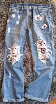 Spodnie damskie jeans - rozmiar 44/46