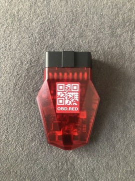 RED OBD2 tester diagnostyczny interfejs ELM327