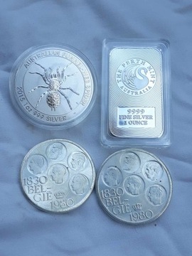 4 monety z kolekcji  kolekcjonera od 1 zł