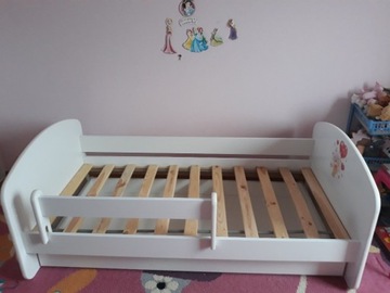 Łóżko z misiem dla dziewczynki (160/80 cm)