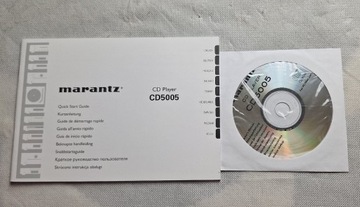 Instrukcja obsługi odtwarzacz CD marantz CD5005