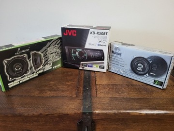 JVC KD-X50BT MP3+Lanzar VX40s+Magnat Classic 102