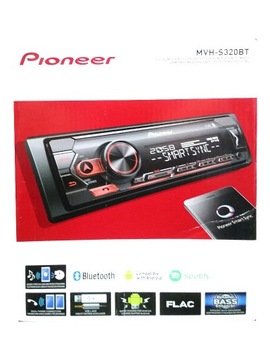 PIONEER MVH-S320BT Bluetoth USB  ___Nowe !