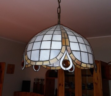 Lampa witrażowa wisząca