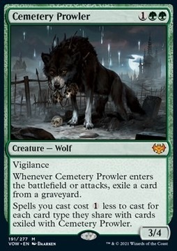 Cemetery Prowler Foil