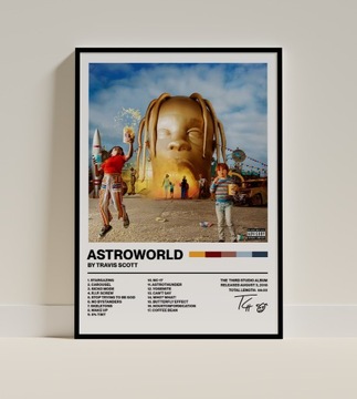 Plakat Travis Scott Astroworld A3