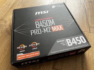 Płyta główna MSI B450M PRO-M2 MAX uszkodzona od1zł