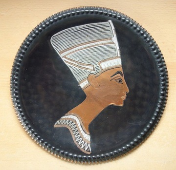 Miedziany talerz egipski