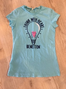 Bluzka dla nastolatki Benetton na 160cm.