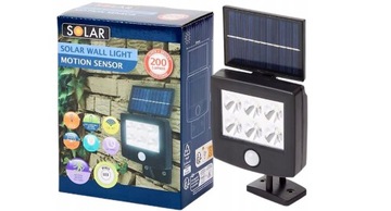 ZEWNĘTRZNA Lampa Elewacyjna Solar 200 lm