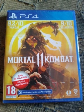 Mortal Kombat 11 ps4 polska wersja nowa folia
