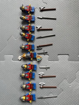 LEGO 10 Figurek Rycerze Herbu Lwa garnizon do10305