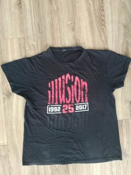 koszulka męska T-shirt rozmiar M, Illusion 25 lat 