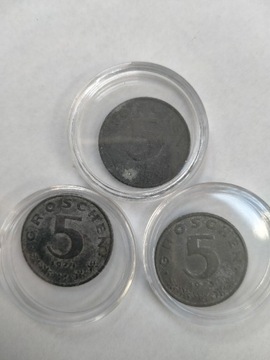 Moneta 5 groszy Austria 