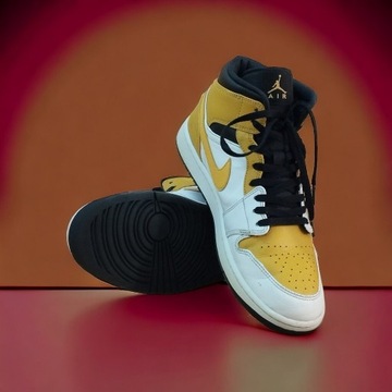 Nike Air Jordan 1 Mid University Gold męskie r.45