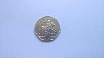 Cypr 50 centów 1994 