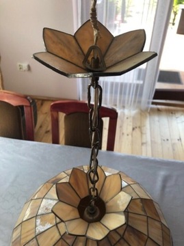 Lampa witrażowa wisząca 50 cm 