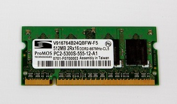Pamięć RAM 512MB pc2-5300S ProMOS
