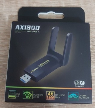 Karta WiFi Fenvi FU-AX1800 802.11ax USB 3.0