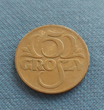 Moneta 5 groszy 1928r.