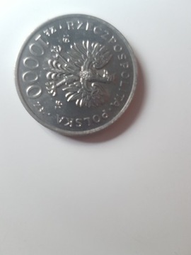 Moneta o nominale 10000 zł rok 1791