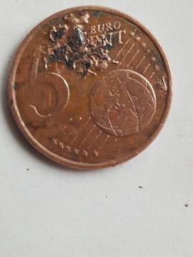 Moneta 5 euro cent