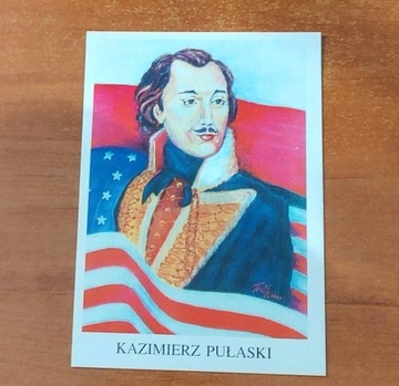 Kazimierz Pułaski - Pocztówka kolekcjonerska