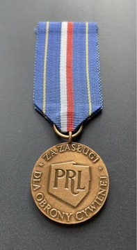 Brązowy medal Za Zasługi dla Obrony Cywilnej OC PRL