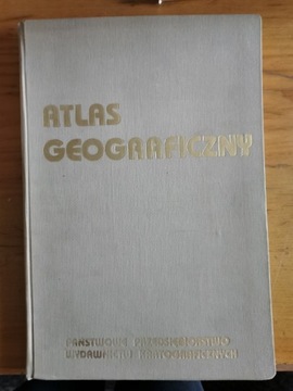 Atlasy geograficzne 1979, szkolne