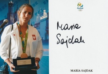 MARIA SAJDAK autograf