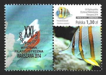 2014r. Znaczek Fi. 4572 z przywieszką **.