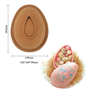 ŚLICZNA foremka silikonowa JAJKO NIESPODZIANKA