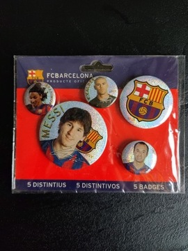 FC Barcelona przypinki oryginalne ze sklepu klubow