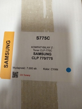 Toner Samsung CLP 770/775 Cyan s775c 